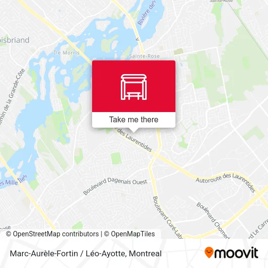Marc-Aurèle-Fortin / Léo-Ayotte map