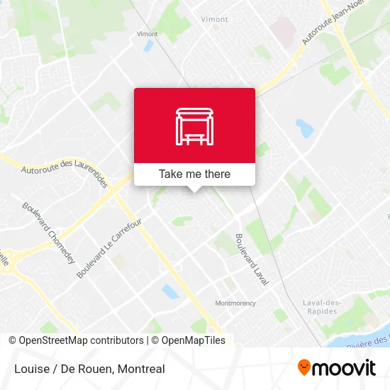 Louise / De Rouen map