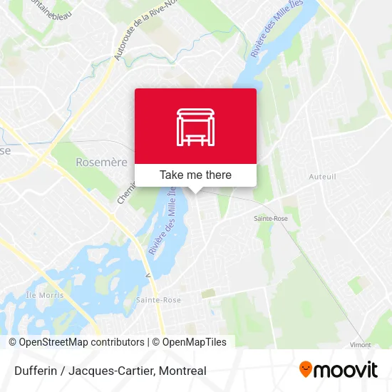 Dufferin / Jacques-Cartier map