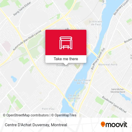 Centre D'Achat Duvernay map