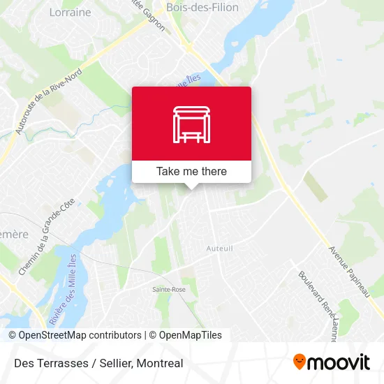 Des Terrasses / Sellier map