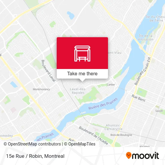 15e Rue / Robin map