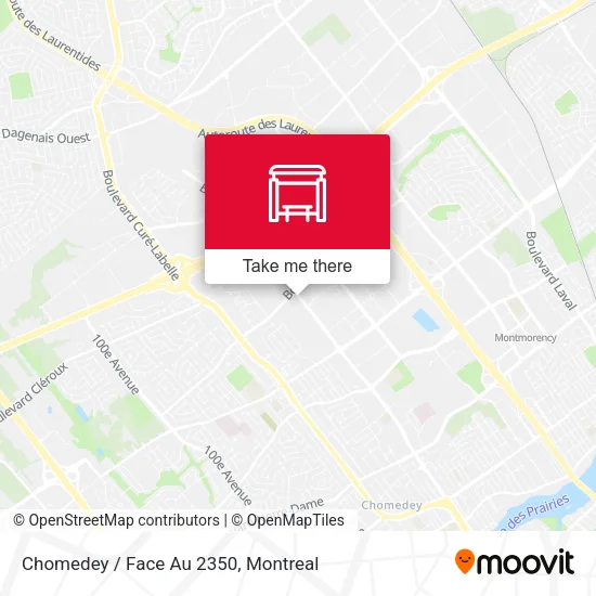 Chomedey / Face Au 2350 map
