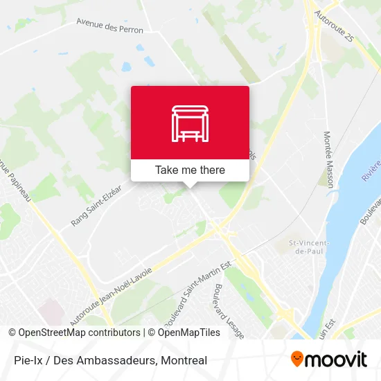 Pie-Ix / Des Ambassadeurs map