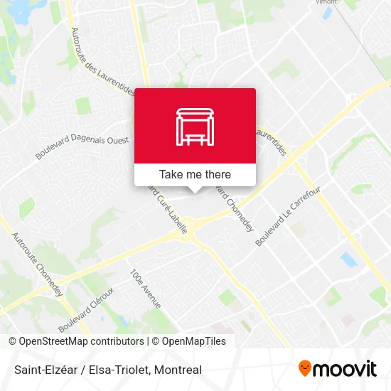 Saint-Elzéar / Elsa-Triolet map