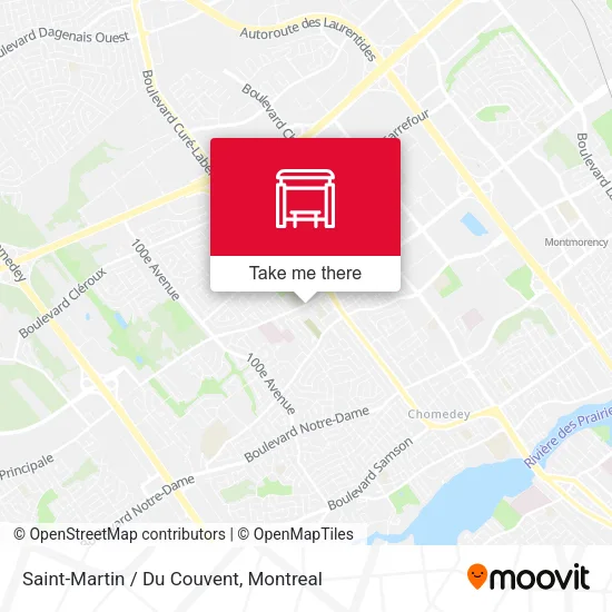 Saint-Martin / Du Couvent map
