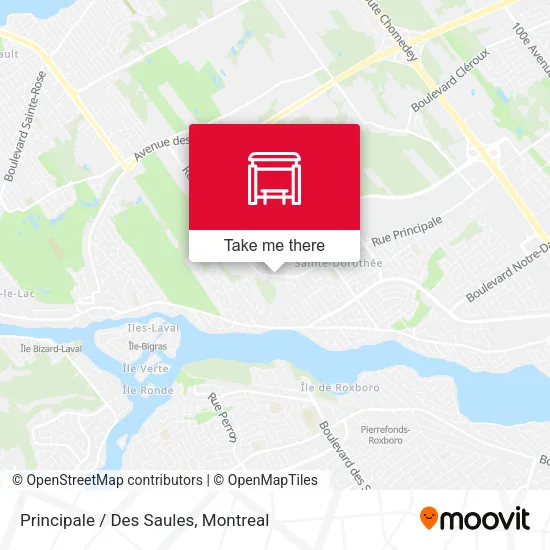 Principale / Des Saules map