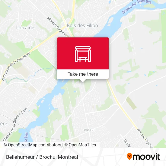 Bellehumeur / Brochu map