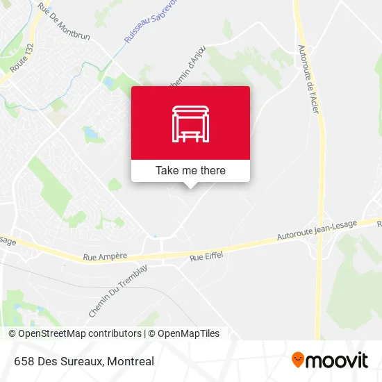 658 Des Sureaux map