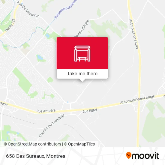 658 Des Sureaux map