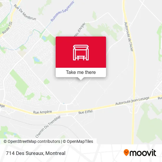 714 Des Sureaux map