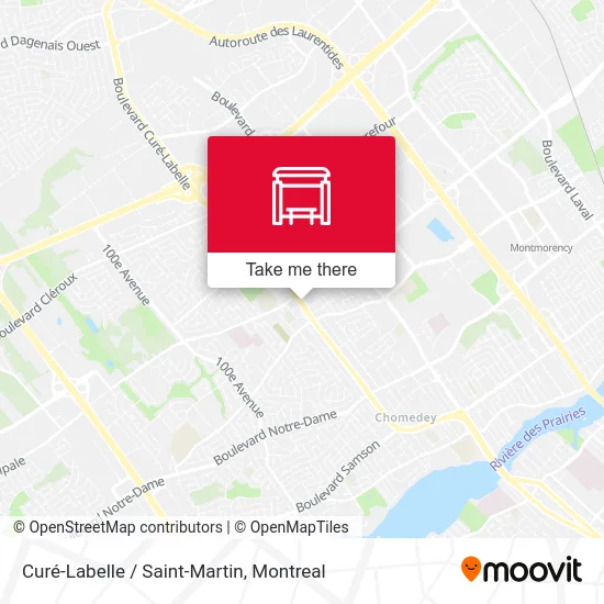 Curé-Labelle / Saint-Martin map