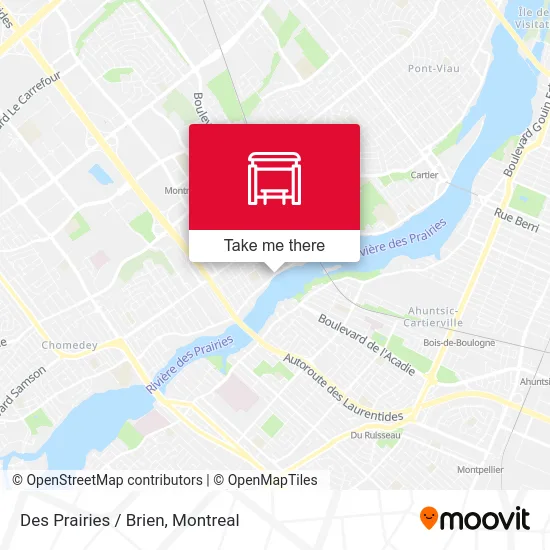 Des Prairies / Brien map