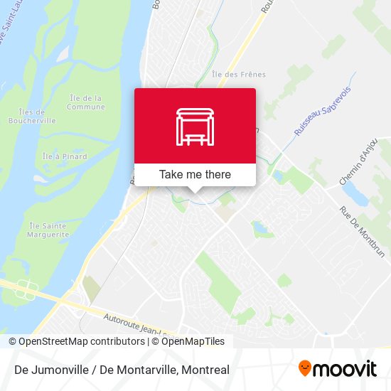 De Jumonville / De Montarville map