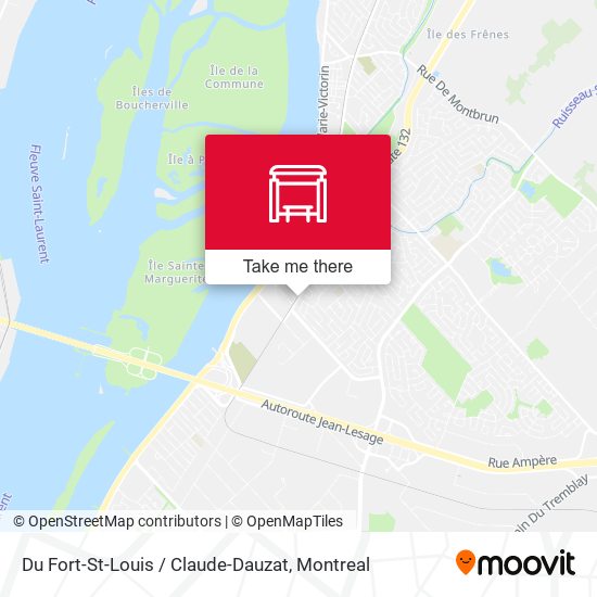 Du Fort-St-Louis / Claude-Dauzat map