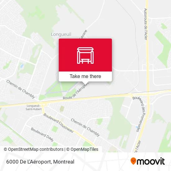 6000 De L'Aéroport map