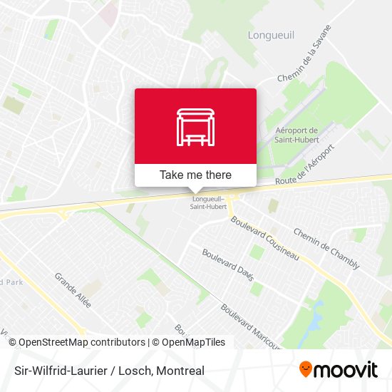 Sir-Wilfrid-Laurier / Losch map