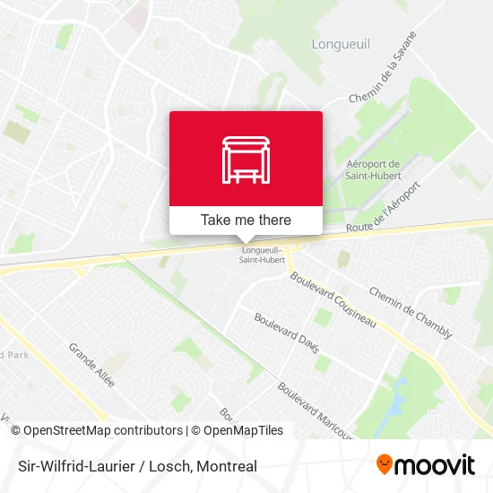 Sir-Wilfrid-Laurier / Losch map