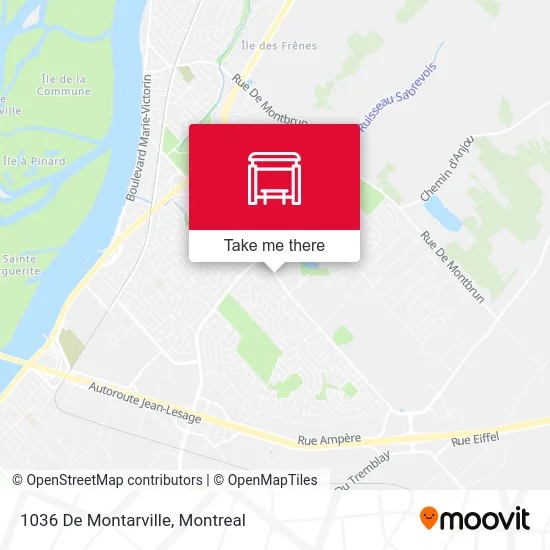 1036 De Montarville map