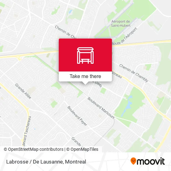 Labrosse / De Lausanne map