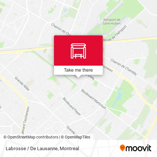 Labrosse / De Lausanne map