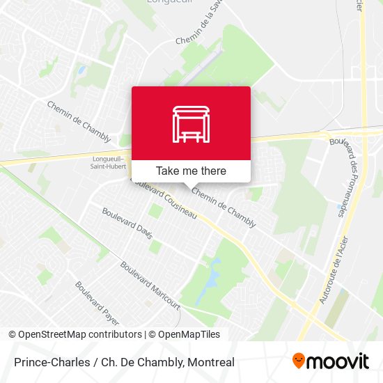 Prince-Charles / Ch. De Chambly map