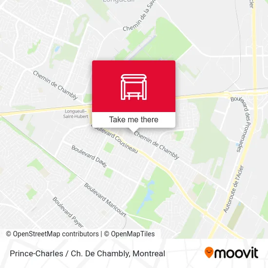 Prince-Charles / Ch. De Chambly map