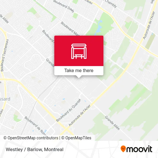 Westley / Barlow map