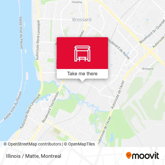 Illinois / Matte map