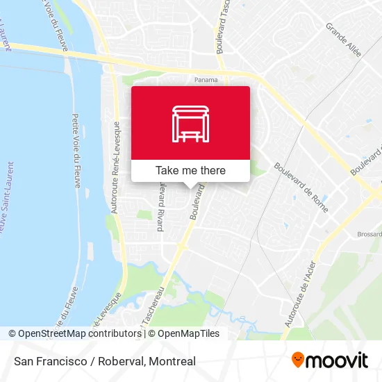 San Francisco / Roberval map