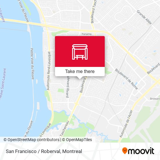San Francisco / Roberval map