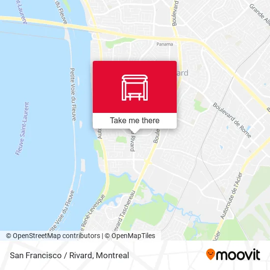 San Francisco / Rivard map