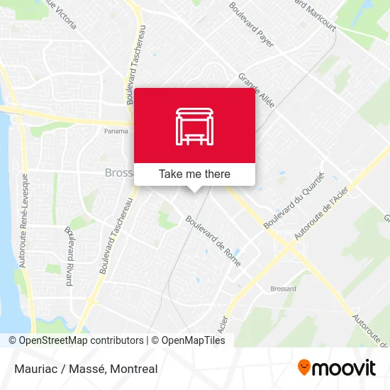 Mauriac / Massé map