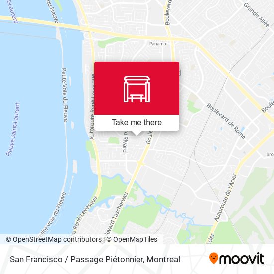 San Francisco / Passage Piétonnier map