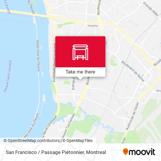 San Francisco / Passage Piétonnier map