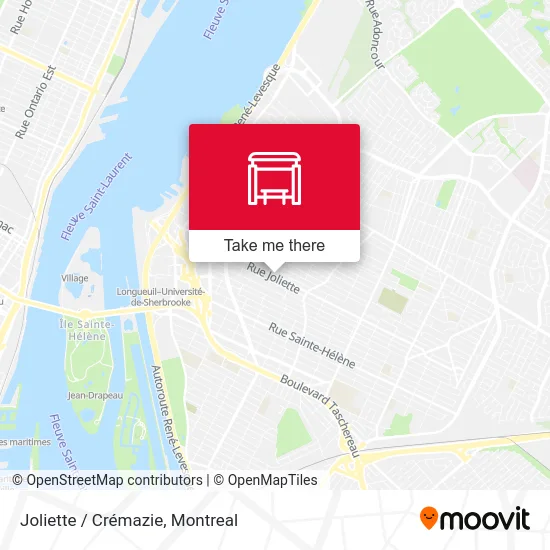 Joliette / Crémazie map