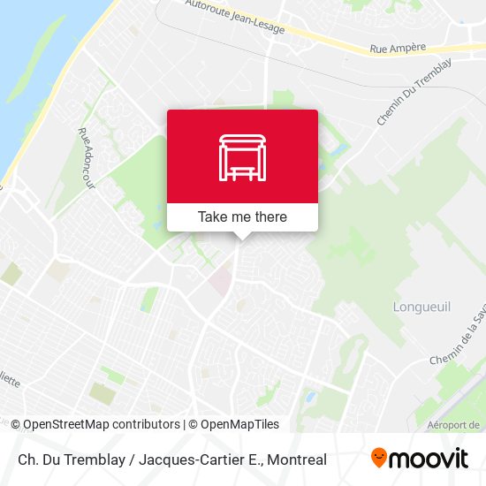 Ch. Du Tremblay / Jacques-Cartier E. map