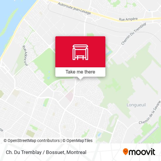 Ch. Du Tremblay / Bossuet map