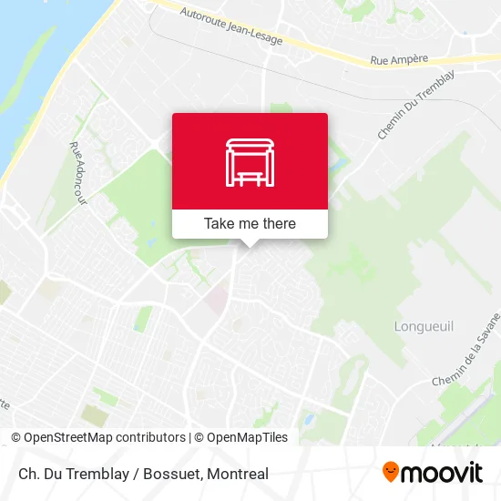 Ch. Du Tremblay / Bossuet map