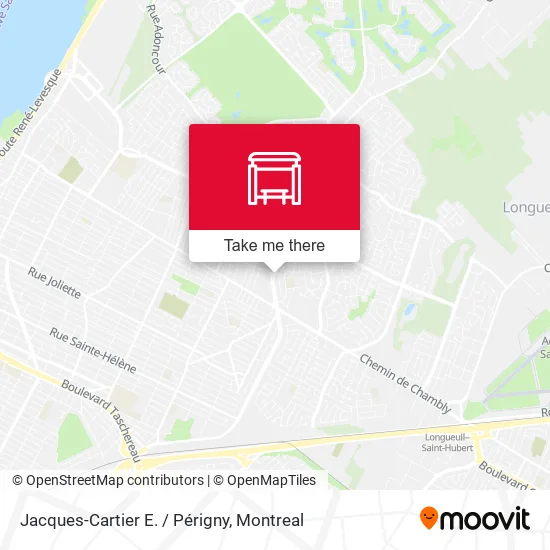 Jacques-Cartier E. / Périgny map