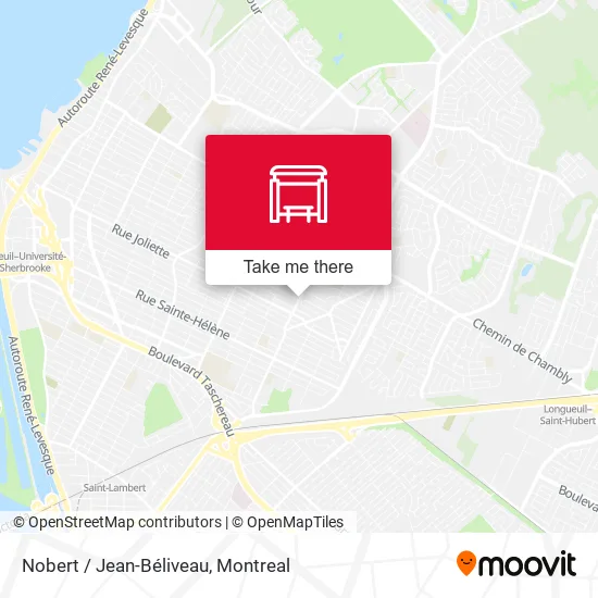 Nobert / Jean-Béliveau map