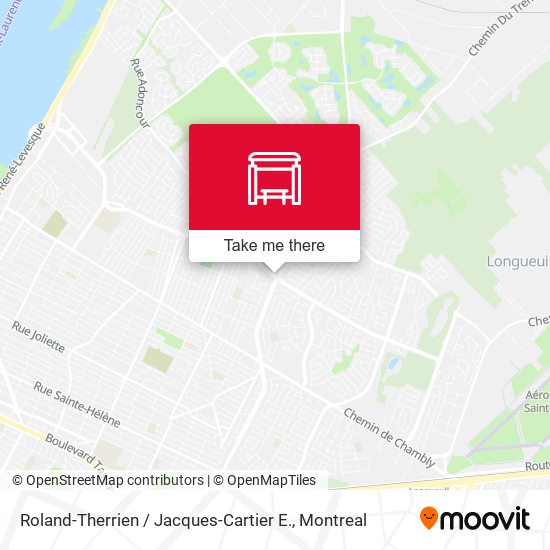 Roland-Therrien / Jacques-Cartier E. map