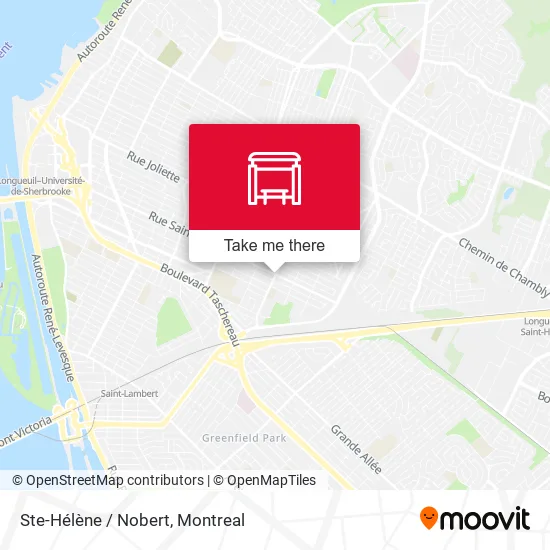 Ste-Hélène / Nobert map