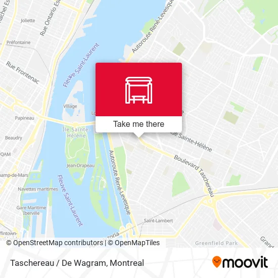Taschereau / De Wagram map
