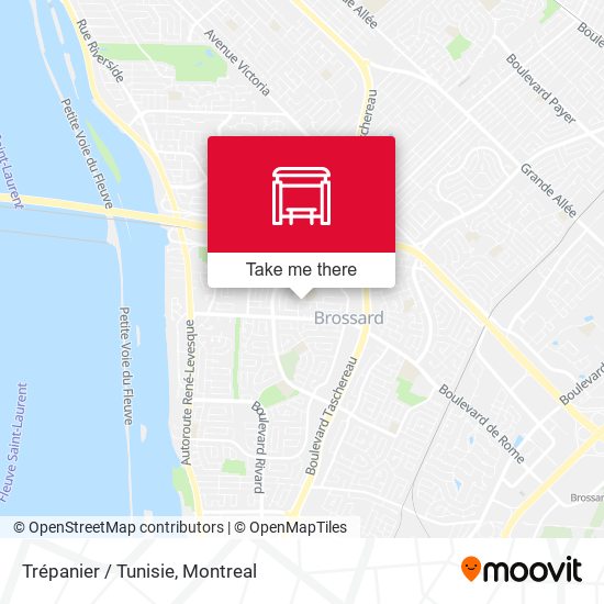 Trépanier / Tunisie map