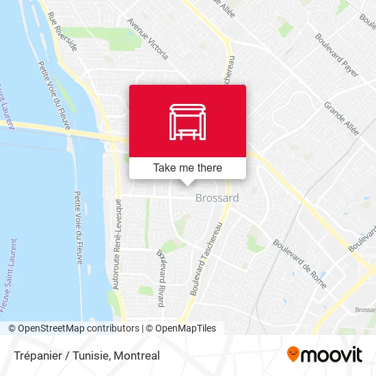 Trépanier / Tunisie map