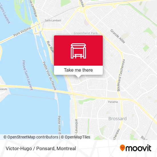 Victor-Hugo / Ponsard map