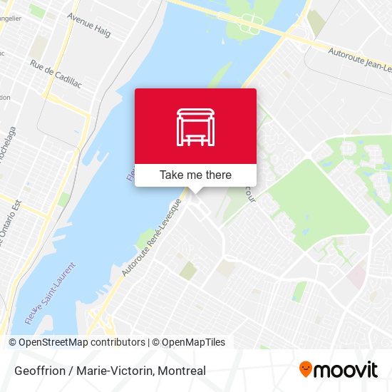 Geoffrion / Marie-Victorin map