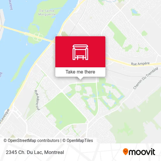2345 Ch. Du Lac map