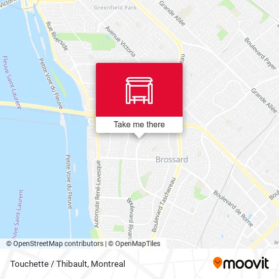 Touchette / Thibault map